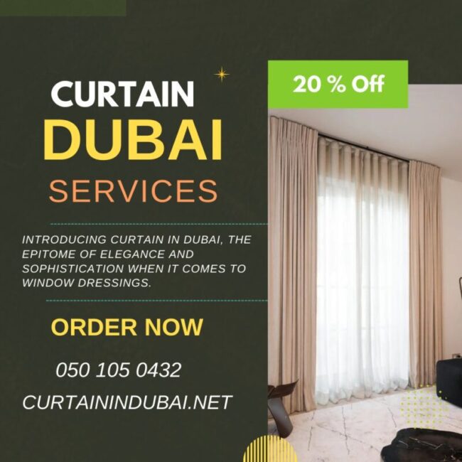 Blackout Curtains in Dubai with Motorized Operation